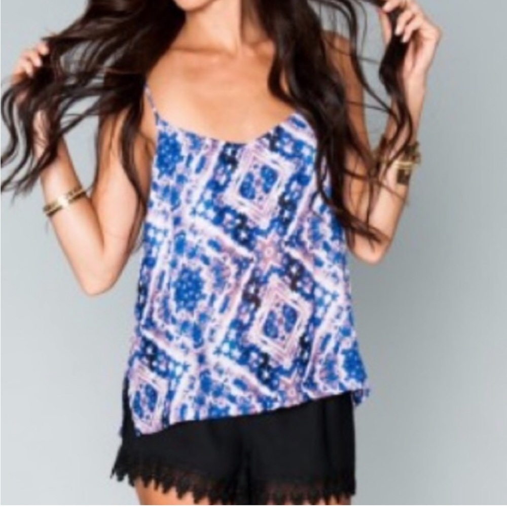 Show me Your Mumu L Tie Dye Tank Top